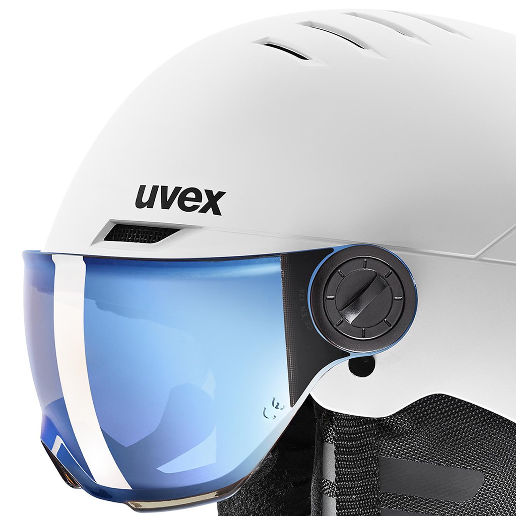 Skihelm Uvex Junior Rocket Visor: een fijne skihelm voor (kleine