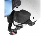 Kask UVEX Rocket JR Visor Biały