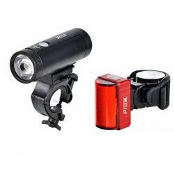 Zestaw lampek PROX Spika 1100Lm + Zeta S 80Lm USB-C