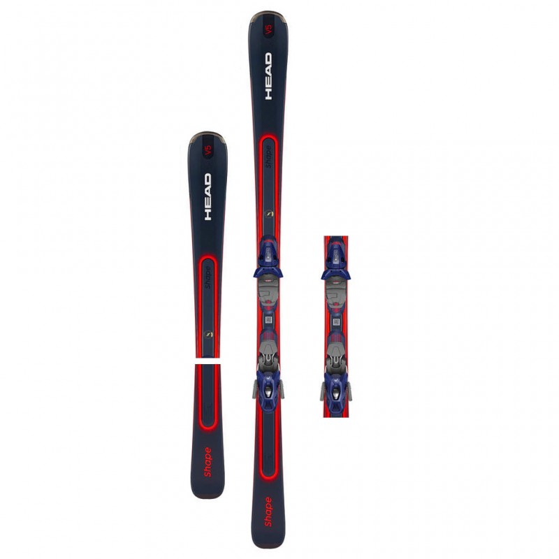 HEAD Shape Skis HEAD Shape E-V5 Skis With Tyrolia Protector
