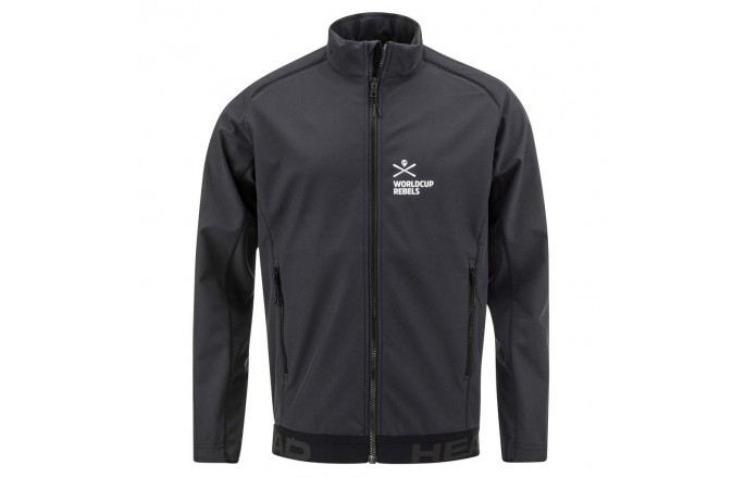 Kurtka HEAD Race Softshell Junior Czarna