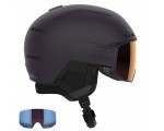 Kask SALOMON Driver Prime Sigma Plus Czarny + soczewka