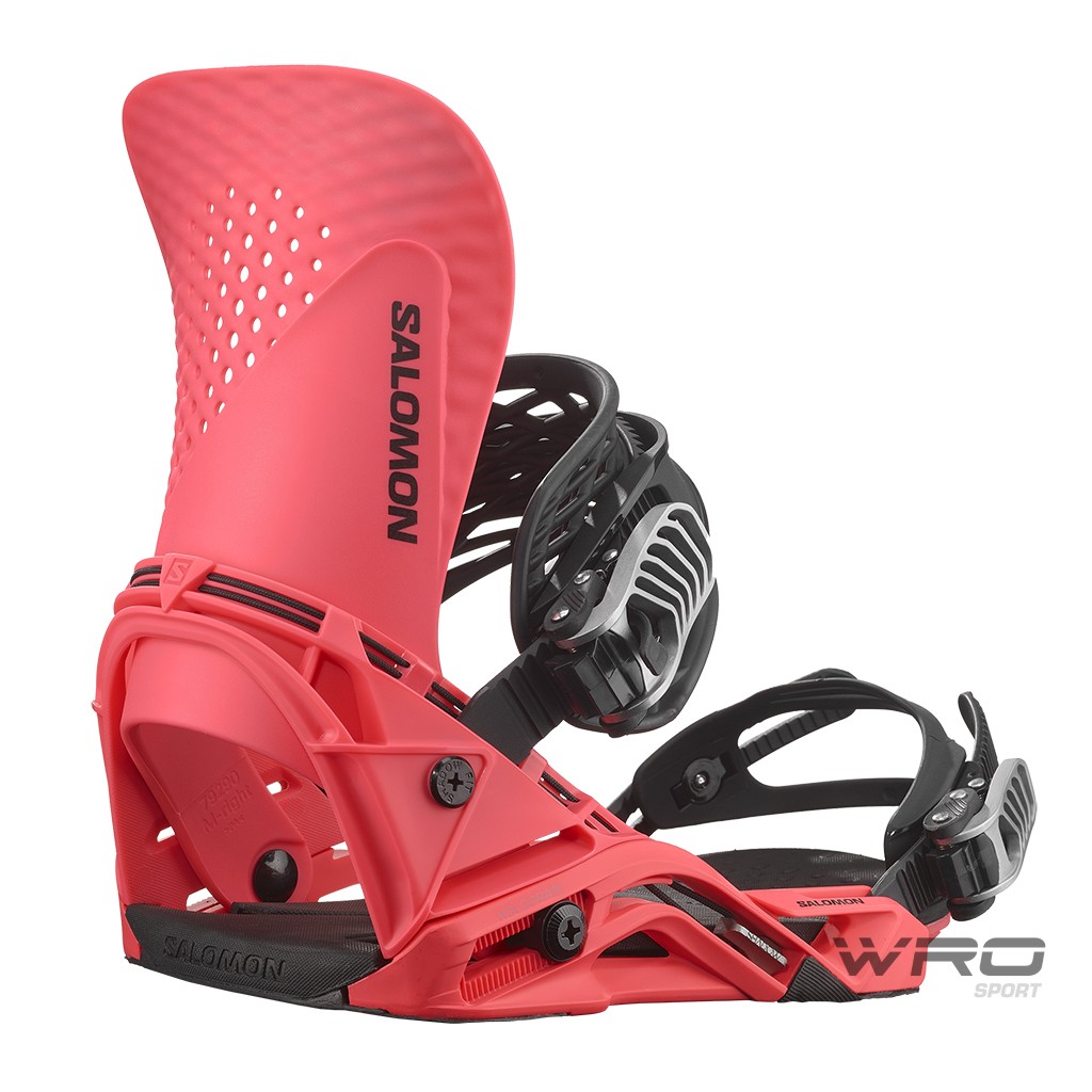 SALOMON HOLOGRAM Mサイズ　(2024-2025) Wiązania snowboardowe SALOMON Hologram Koralowe 2025