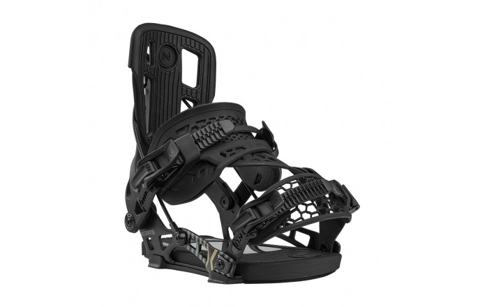 Wiązania snowboardowe NIDECKER FLOW Nx2 Hybrid Czarne 2025