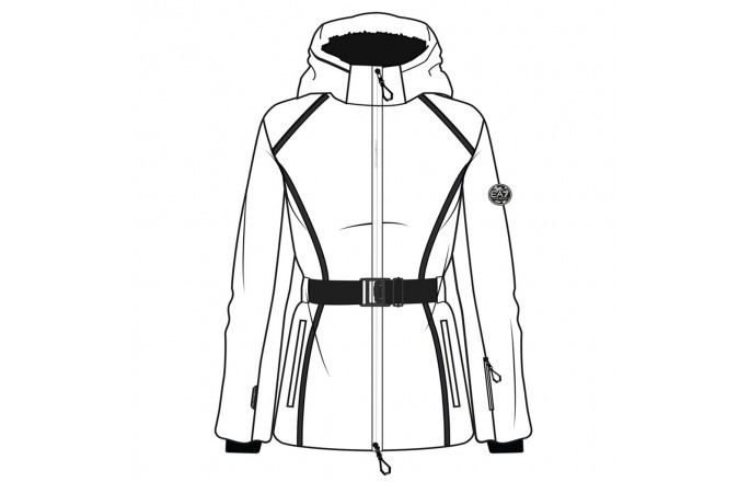 Kurtka EA7 EMPORIO ARMANI St. Moritz Fashion JKT Biała