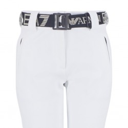 Spodnie EA7 EMPORIO ARMANI Kitzbuhel Softshell Białe