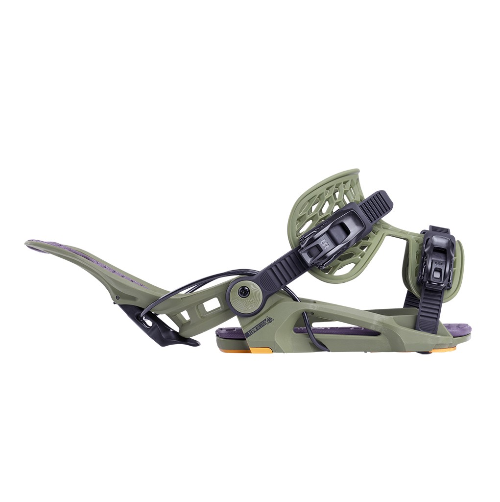 Wiązania snowboardowe NIDECKER FLOW Fenix Fusion Zielone 2025