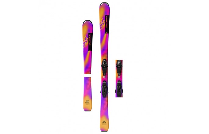 Narty SALOMON Lux JR S + C5 GW 2025