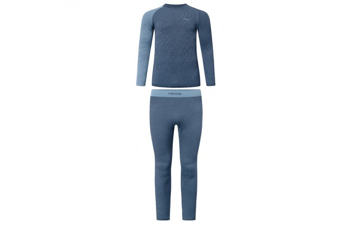 Komplet bielizny VIKING Mounti Merino Granatowy