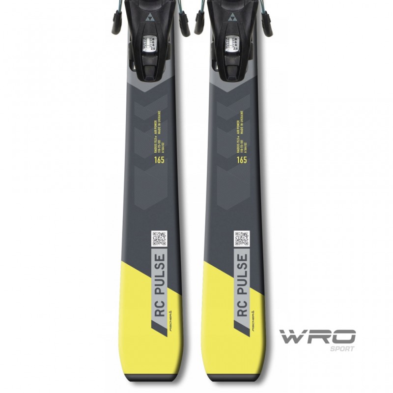 Fischer RC Fire SLR Pro + RS9 SLR – Ski Carving Polyvalent, 145 Cm, Rayon 15,5 M, Débutant à Confirmé