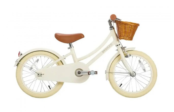 Rower dziecięcy BANWOOD Classic Kremowy 16"