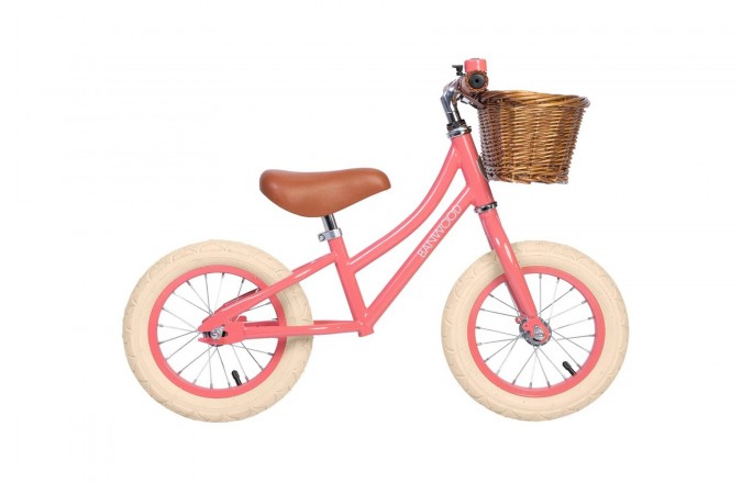 Rower biegowy dziecięcy BANWOOD First Go Koralowy 12"