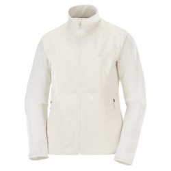 Kurtka SALOMON Essential Lightwarm Hybrid W Biała