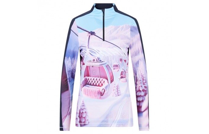 Bluzka SPORTALM Cardiff Fioletowa