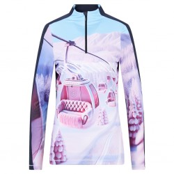 Bluzka SPORTALM Cardiff Fioletowa