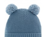 Czapka EISBÄR Ponti Pompon MÜ Kids Niebieska