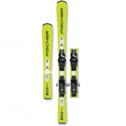 Narty FISCHER RC4 Race JR (100-120) + FS 4 CA 2026