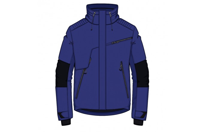 Kurtka EA7 EMPORIO ARMANI Kitzbuhel Protectum7 JKT Niebieska