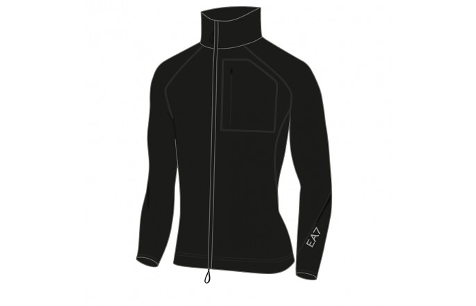 Bluza EA7 EMPORIO ARMANI Cortina Powetstretch FZ Czarna