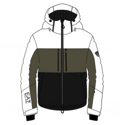 Kurtka EA7 EMPORIO ARMANI Kitzbuhel Protectum7 JKT Biała