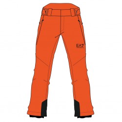 Spodnie EA7 EMPORIO ARMANI Kitzbuhel Protectum7 Pomarańczowe