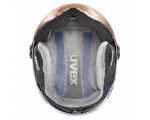 Kask narciarski UVEX Rocket Jr Visor Lawendowy