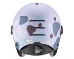 Kask narciarski UVEX Rocket Jr Visor Lawendowy