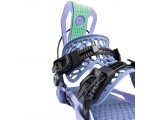 Wiązania snowboardowe NIDECKER FLOW Fenix Fusion Fioletowe 2026