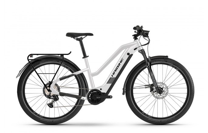 Rower elektryczny HAIBIKE Trekking 8 Trapez Biały 2021