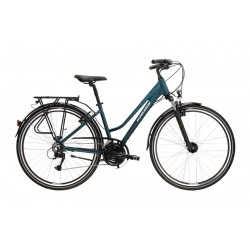 Rower trekkingowy KROSS Trans 4.0 D Turkusowy 28"