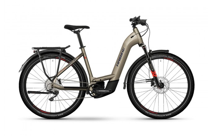 Rower elektryczny HAIBIKE Trekking 8 Low Beżowy 750Wh 27,5"
