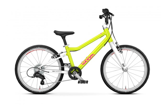 Rower dziecięcy WOOM Go 4 Limonkowy