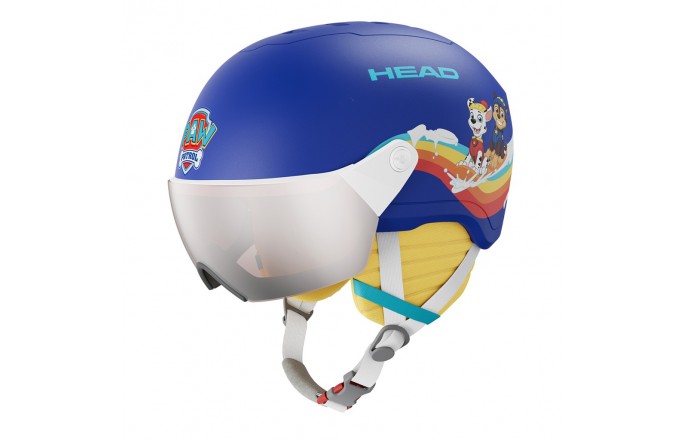 Kask narciarski HEAD Yuki Visor Psi Patrol Niebieski