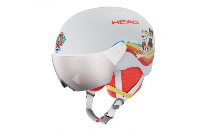 Kask narciarski HEAD Yuki Visor Psi Patrol Biały