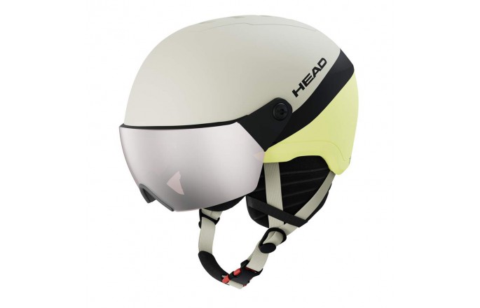 Kask narciarski HEAD Yuki Visor Limonkowy