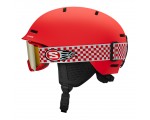 Kask narciarski SALOMON Player Combo Czerwony