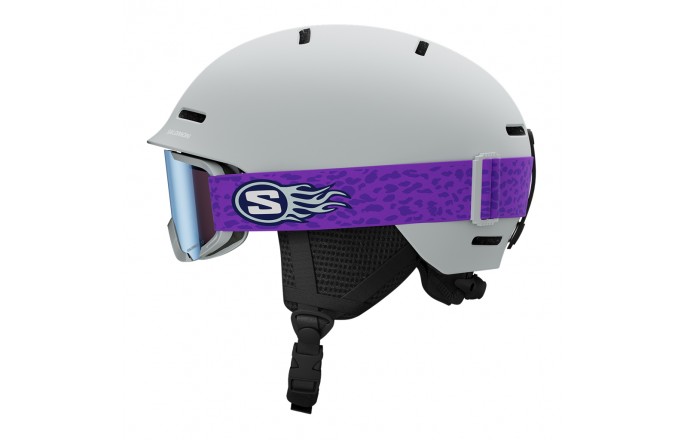 Kask narciarski SALOMON Player Combo Fioletowy