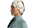 Bandana BUFF Merino Lightweight Digital Prints Beżowa