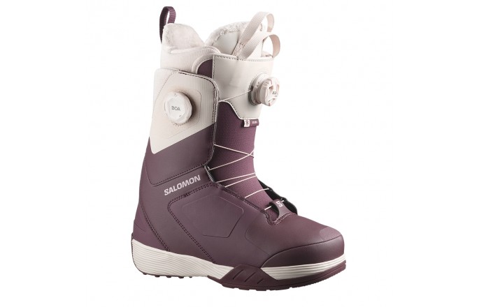 Buty snowboardowe SALOMON Kiana Dual Boa Bordowe 2027