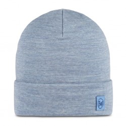 Czapka BUFF Merino Heavyweight Solid Niebieska