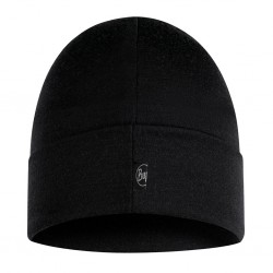 Czapka BUFF Merino Heavyweight Solid Czarna