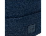 Czapka BUFF Merino Heavyweight Solid Granatowa
