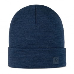 Czapka BUFF Merino Heavyweight Solid Granatowa