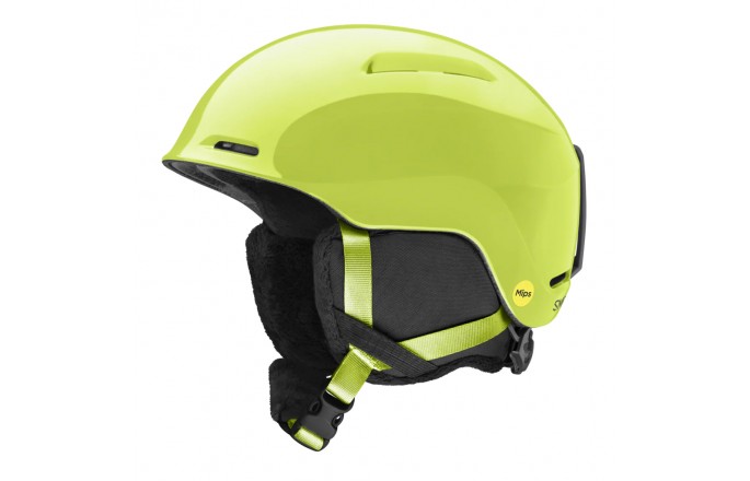 Kask narciarski SMITH Glide Jr. MIPS Limonkowy