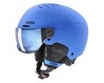 Kask narciarski UVEX Rocket Jr Visor Niebieski