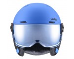 Kask narciarski UVEX Rocket Jr Visor Niebieski