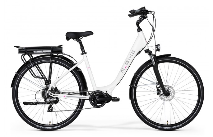 Rower elektryczny M_Bike E-City 828 Lady White